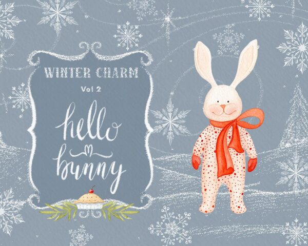 Winter Charm - Hallo. Bunny
